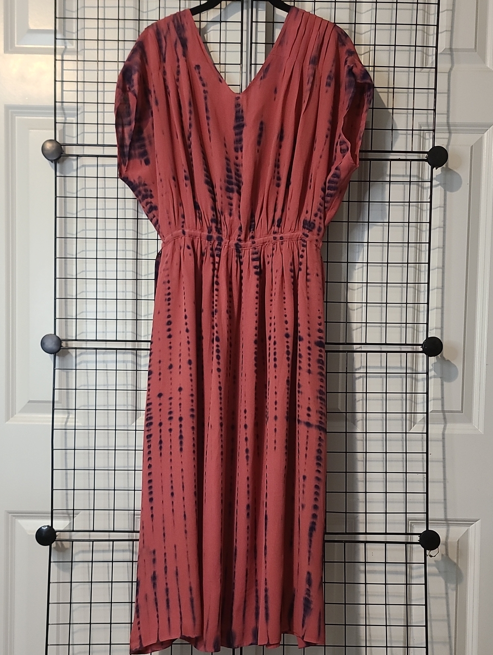 NEW J.Jill Comfy Light Hand Tie-Dyed Summer Dress - Picture 5 of 9